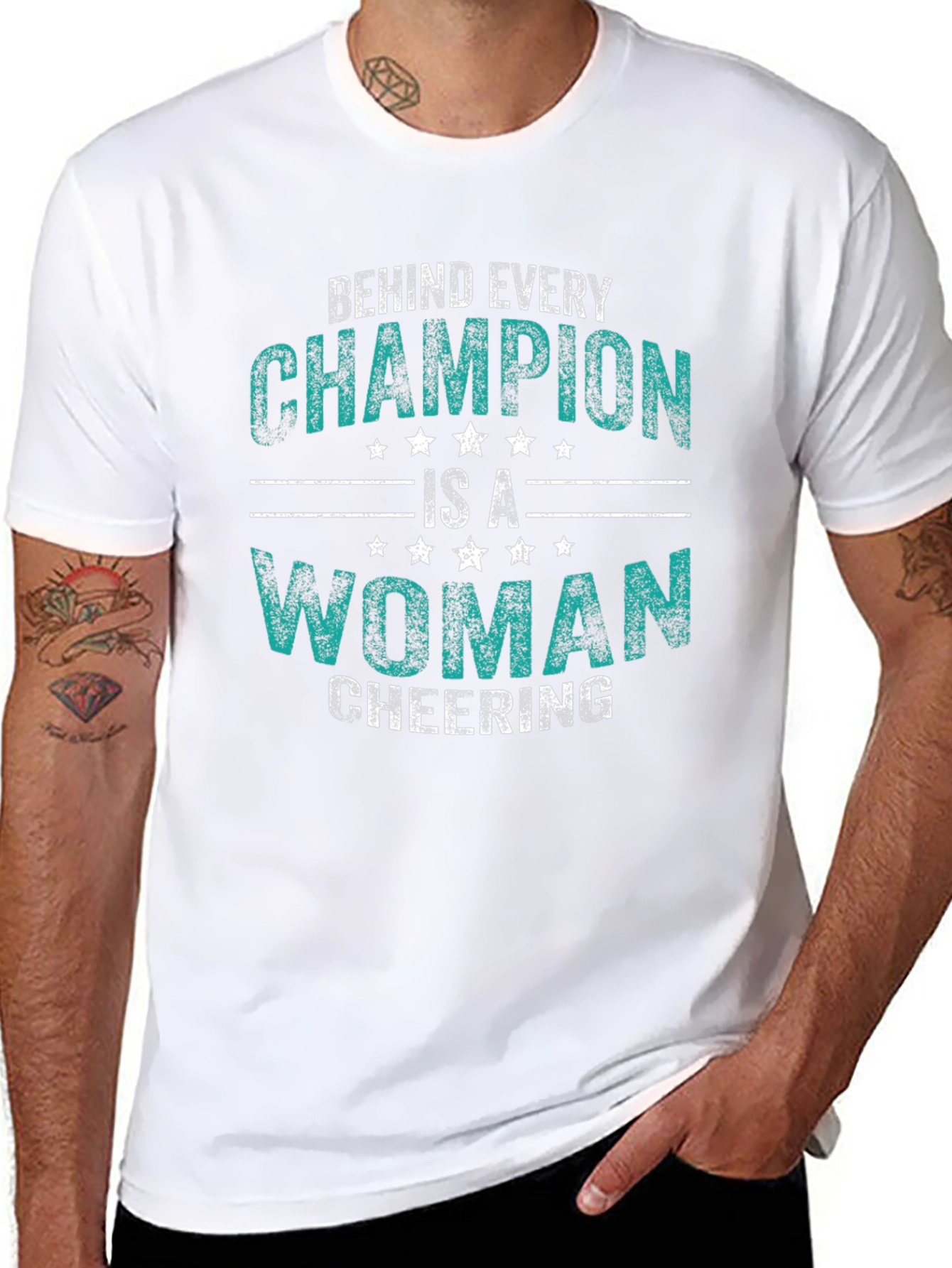 Champion Woman T-Shirt - Motivational Tee