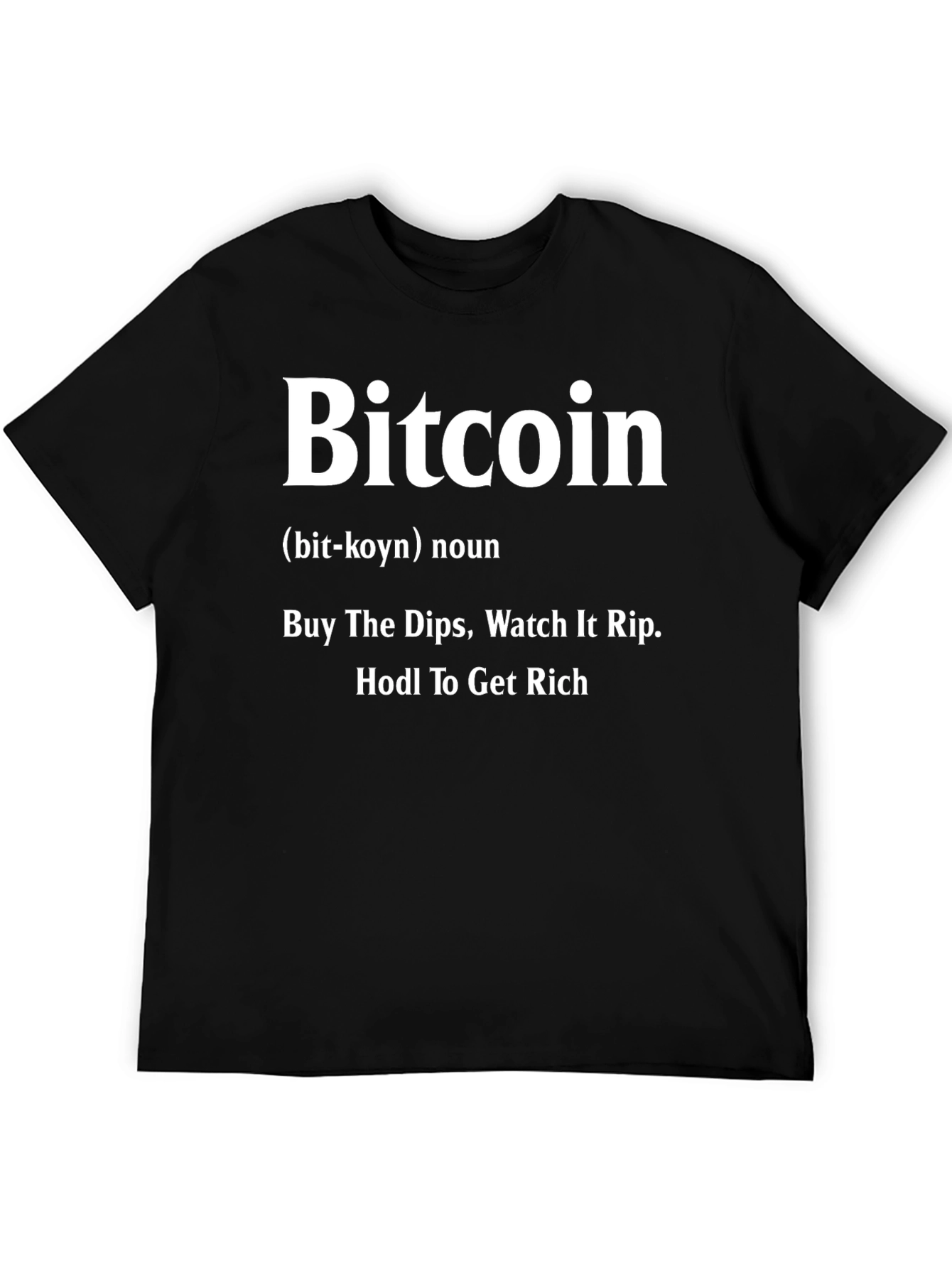 Bitcoin HODL Crypto Investor T-Shirt