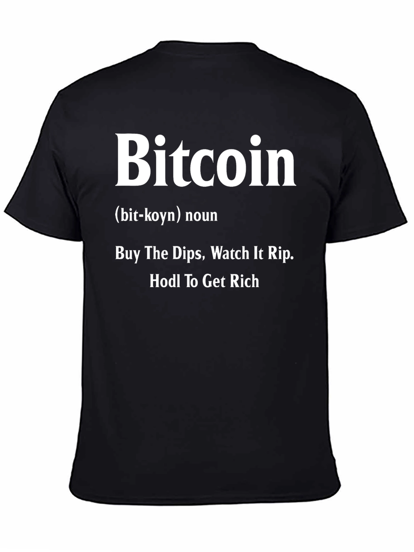 Bitcoin HODL Crypto Investor T-Shirt