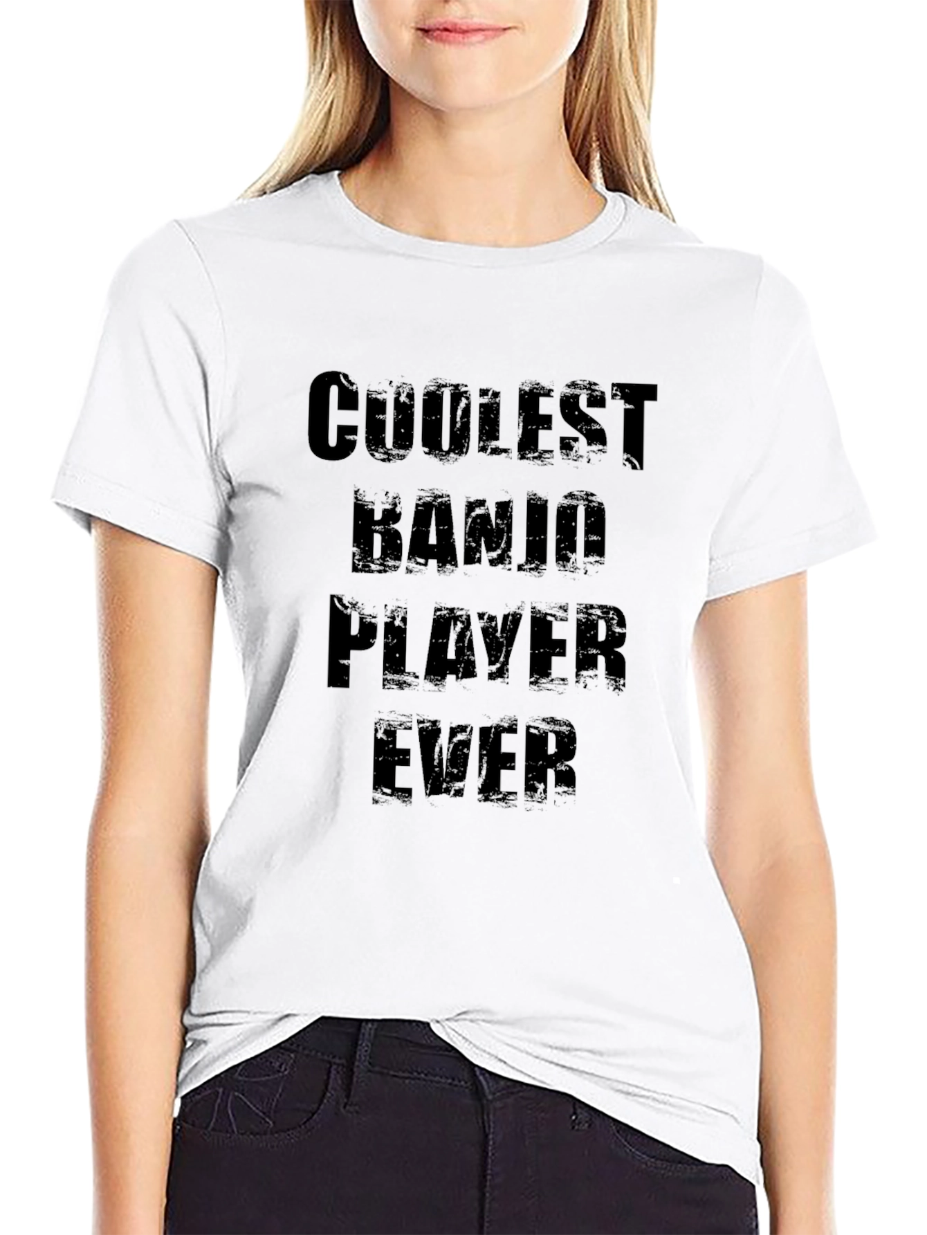 Coolest Banjo Player Ever Black Graphic Tee