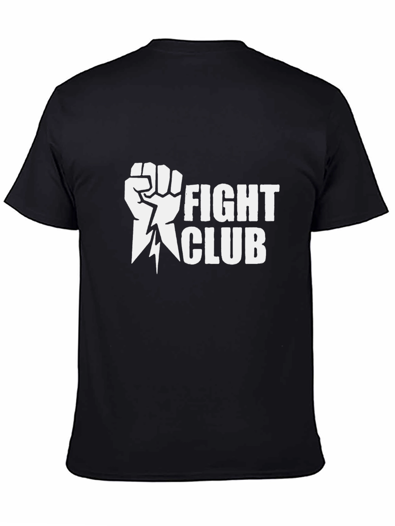Fight Club Graphic Tee - Black Cotton T-Shirt
