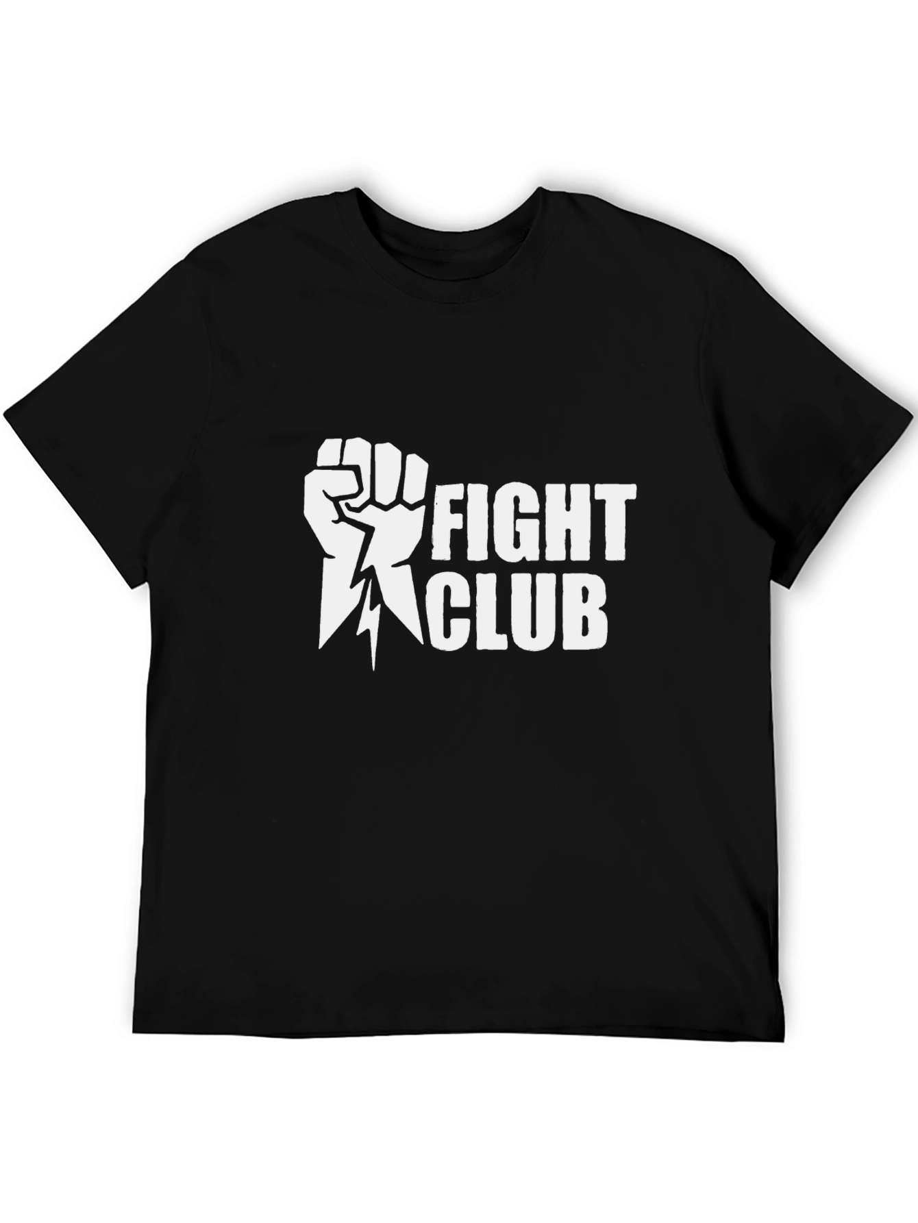 Fight Club Graphic Tee - Black Cotton T-Shirt