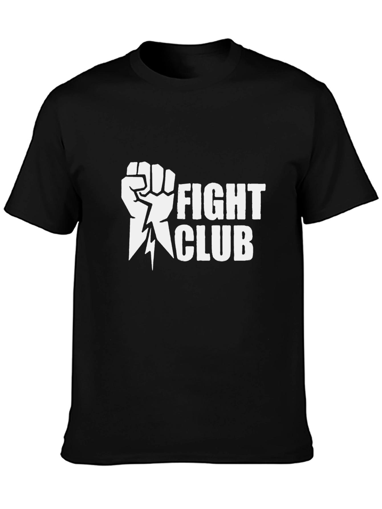 Fight Club Graphic Tee - Black Cotton T-Shirt