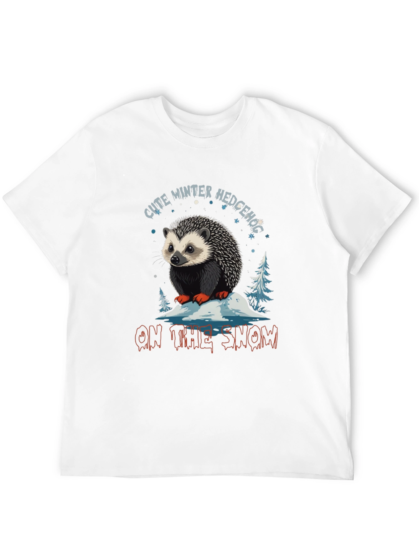 Cute Winter Hedgehog T-Shirt