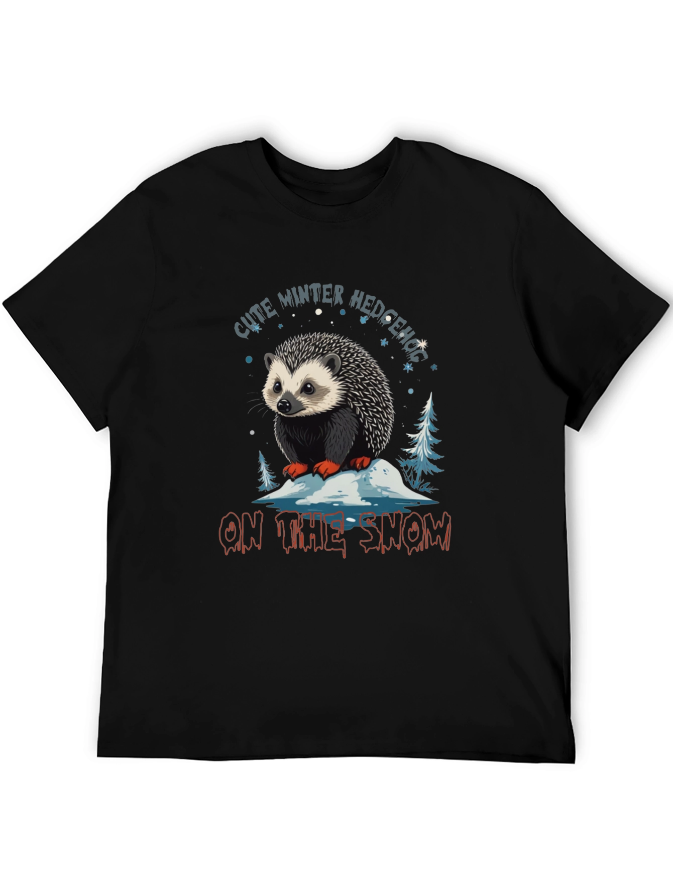 Cute Winter Hedgehog T-Shirt