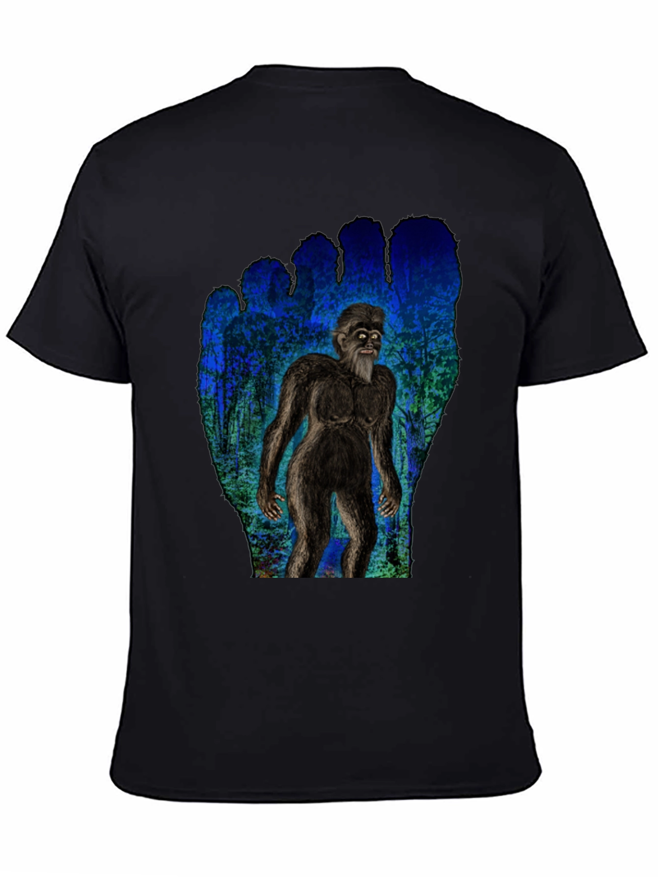 Bigfoot T-Shirt - Forest Creature Design
