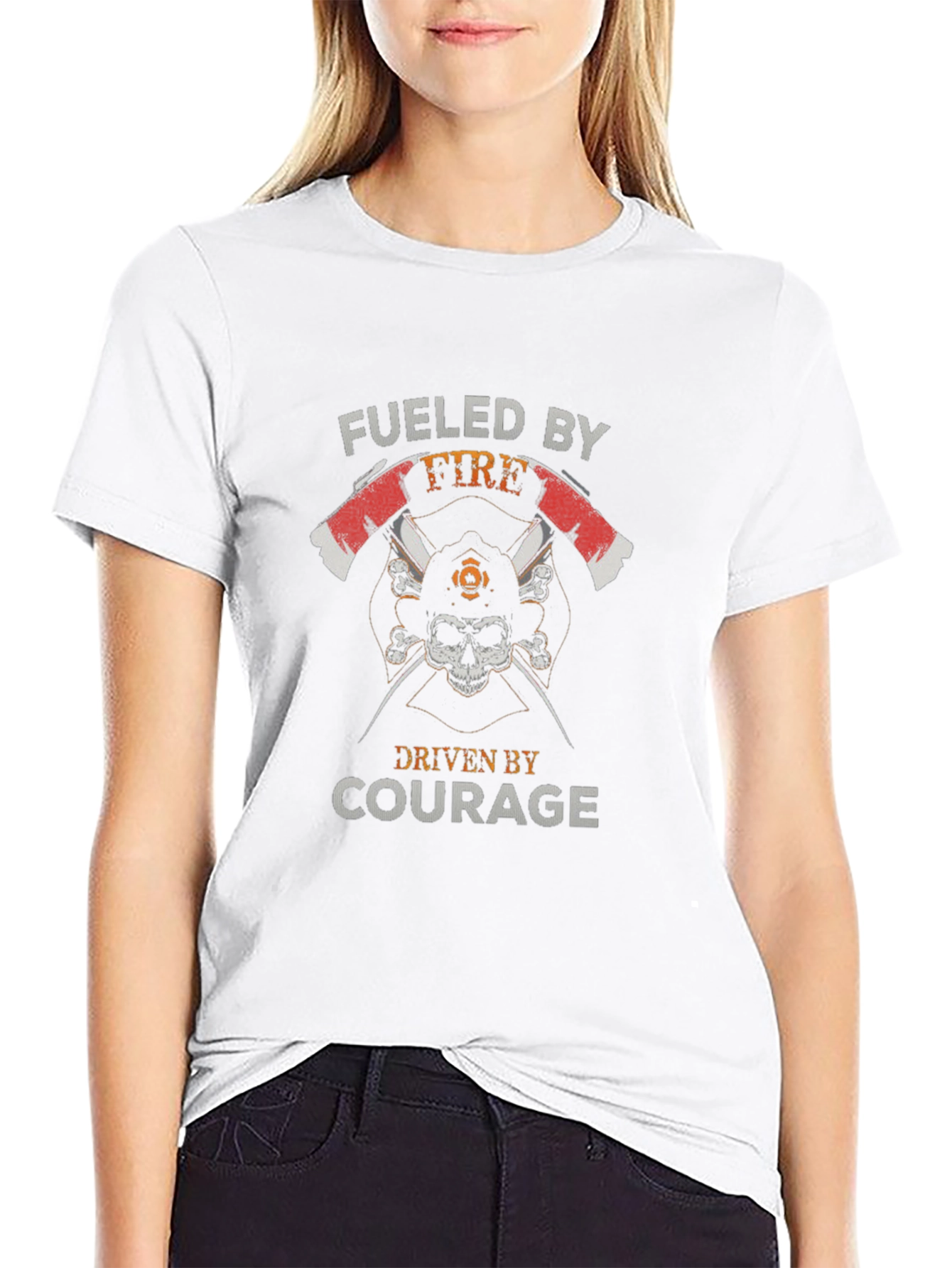 Fueled By Fire Courage Driven Tee