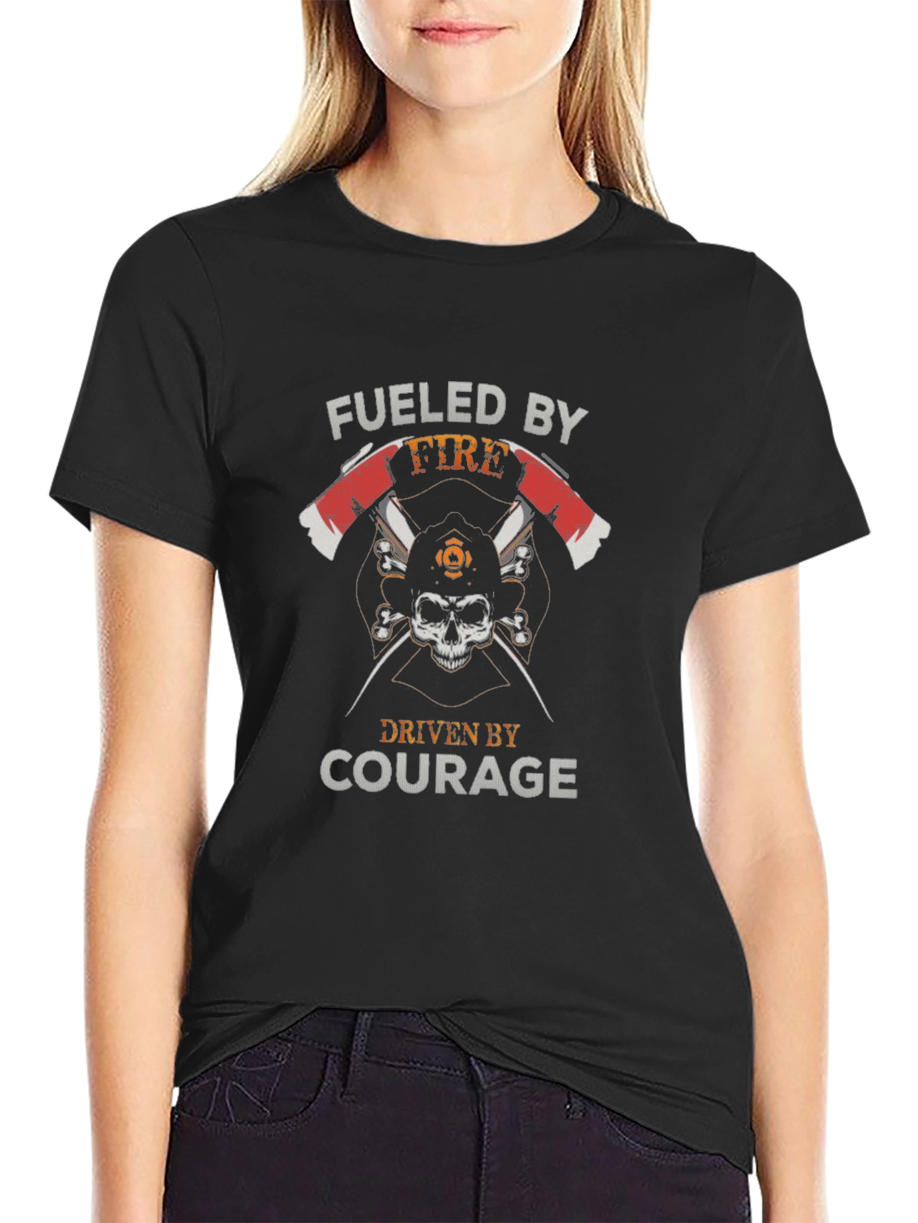 Fueled By Fire Courage Driven Tee