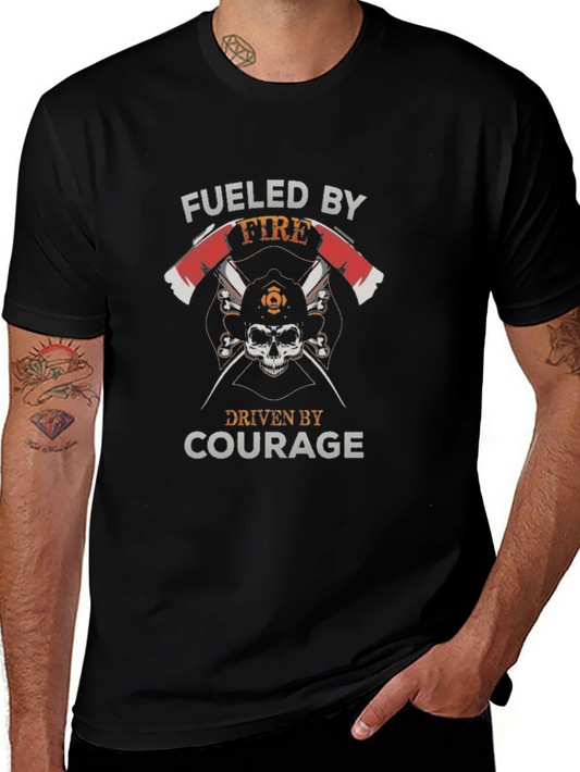 Fueled By Fire Courage Driven Tee