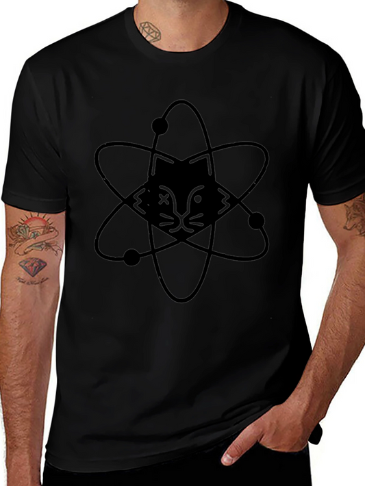 Atomic Cat Graphic Tee - Black