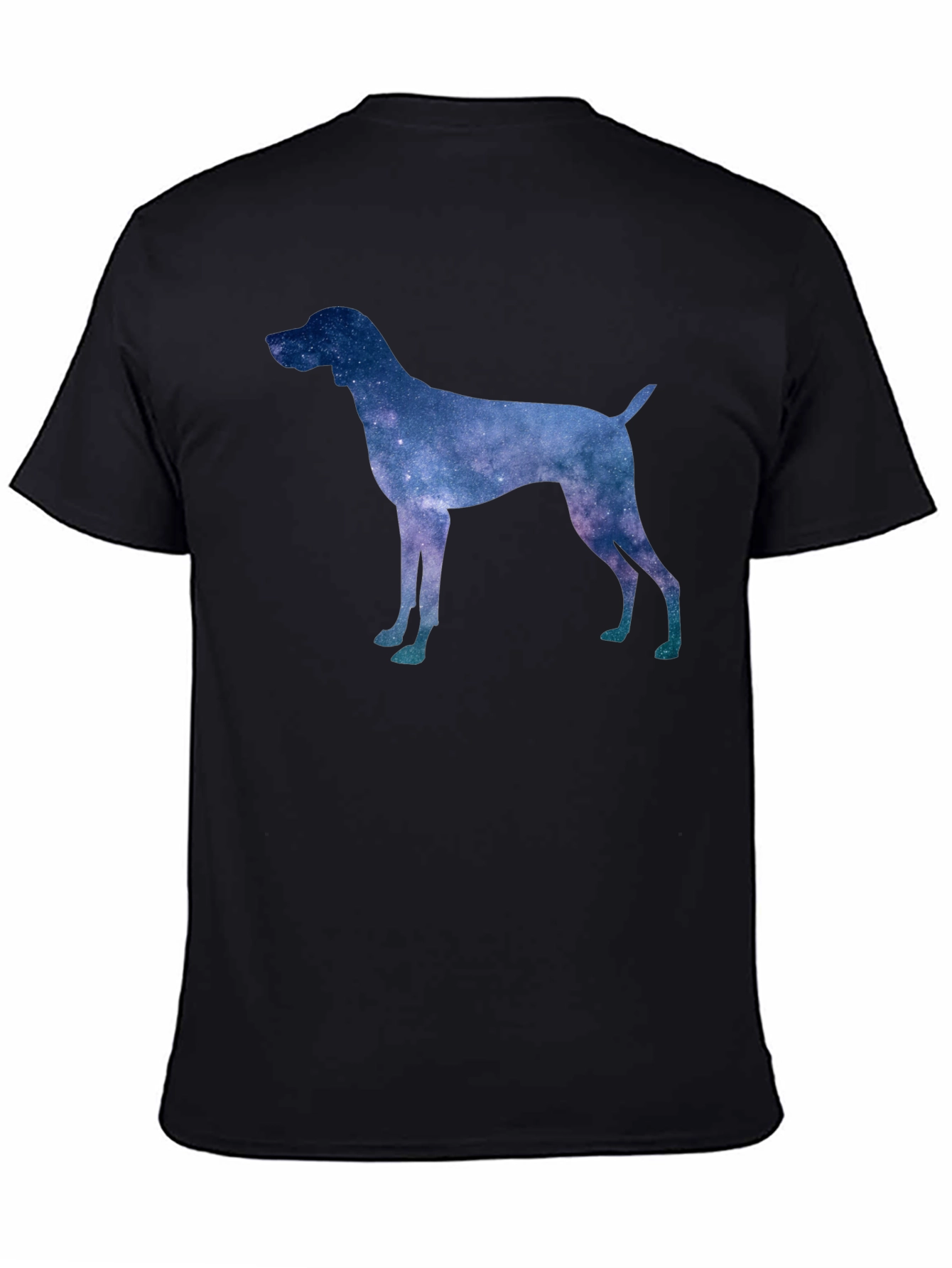 Galaxy Dog Silhouette T-Shirt