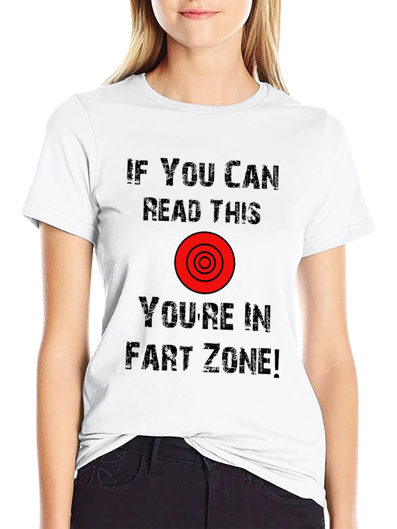 Funny Fart Zone T-Shirt - Novelty Gag Gift Tee