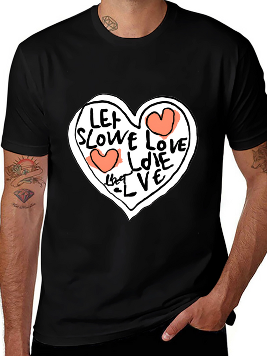 Love Graphic Black T-Shirt - Stylish Unisex Tee