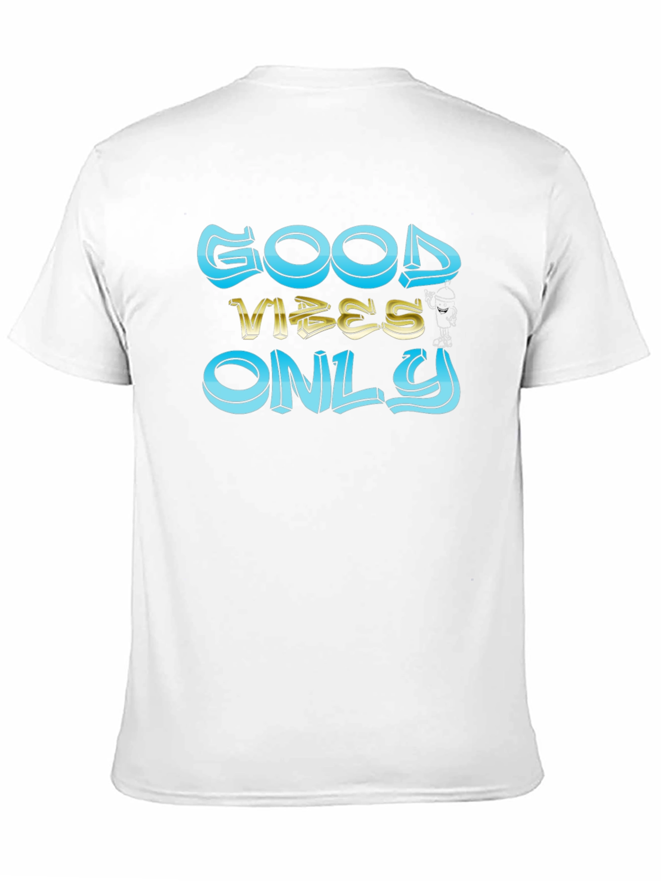 Good Vibes Only Graphic Black T-Shirt