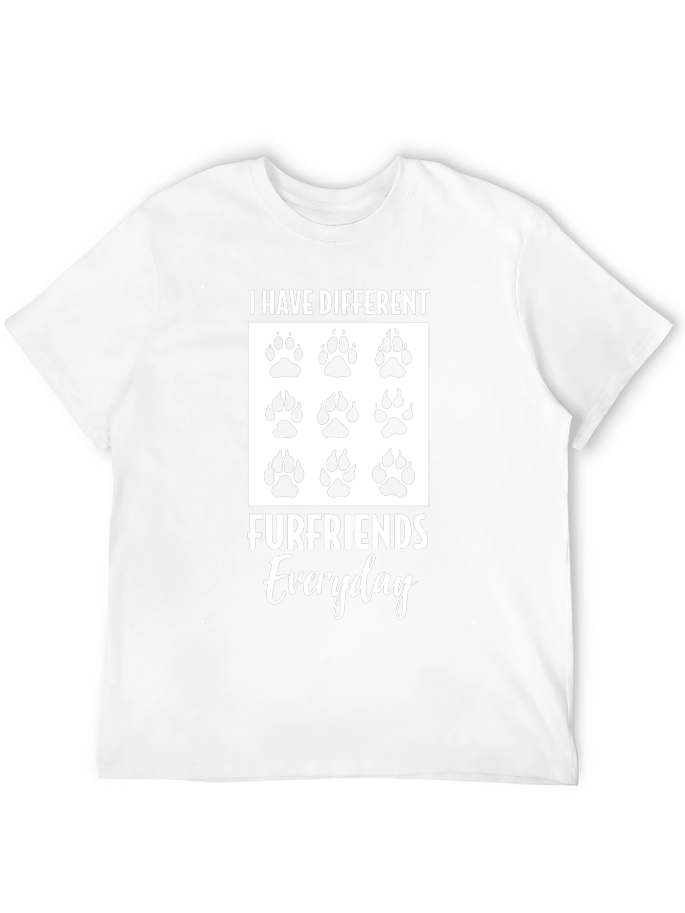 Different Furfriends Everyday Graphic T-Shirt
