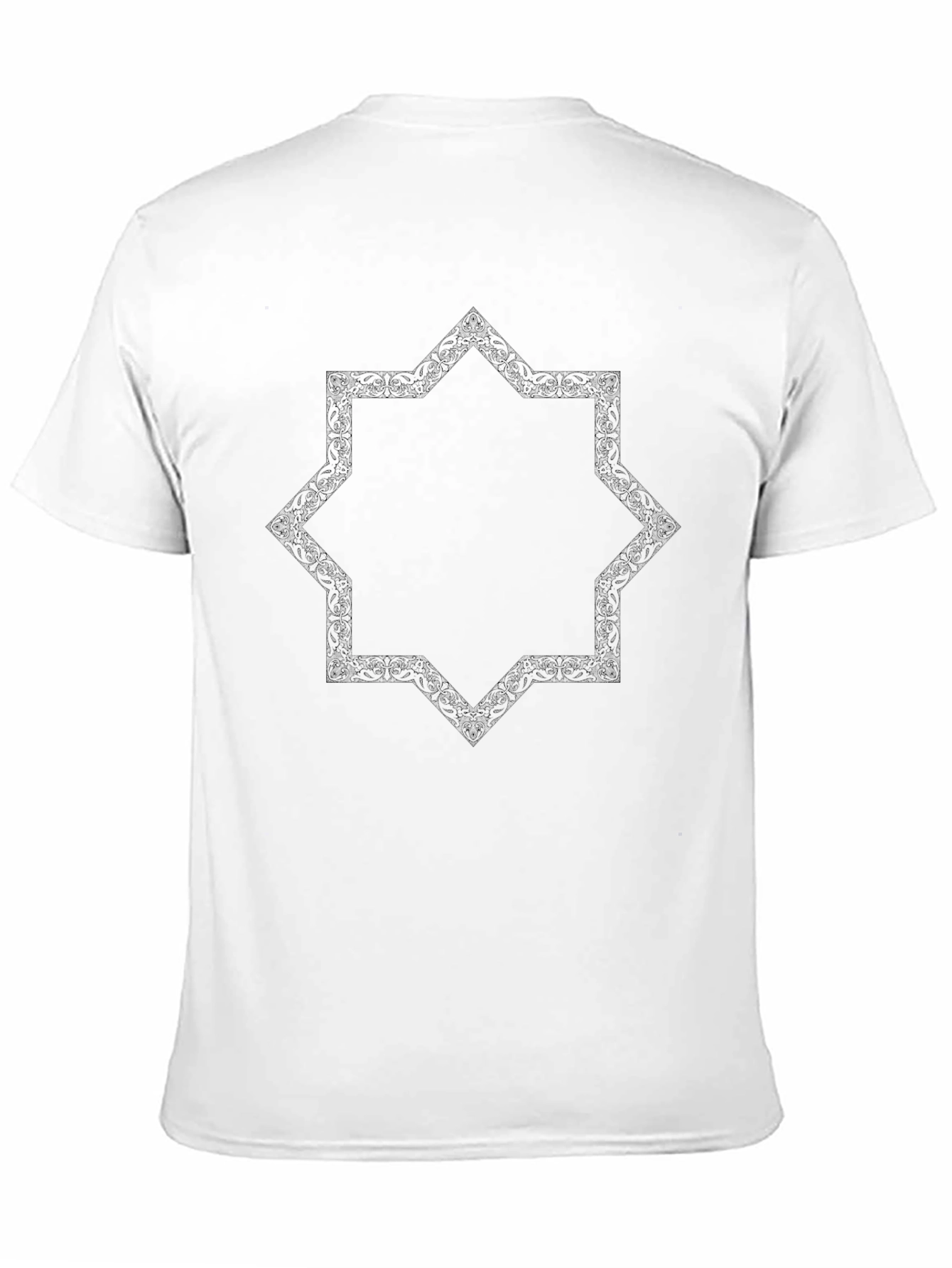 Geometric Star Black T-Shirt