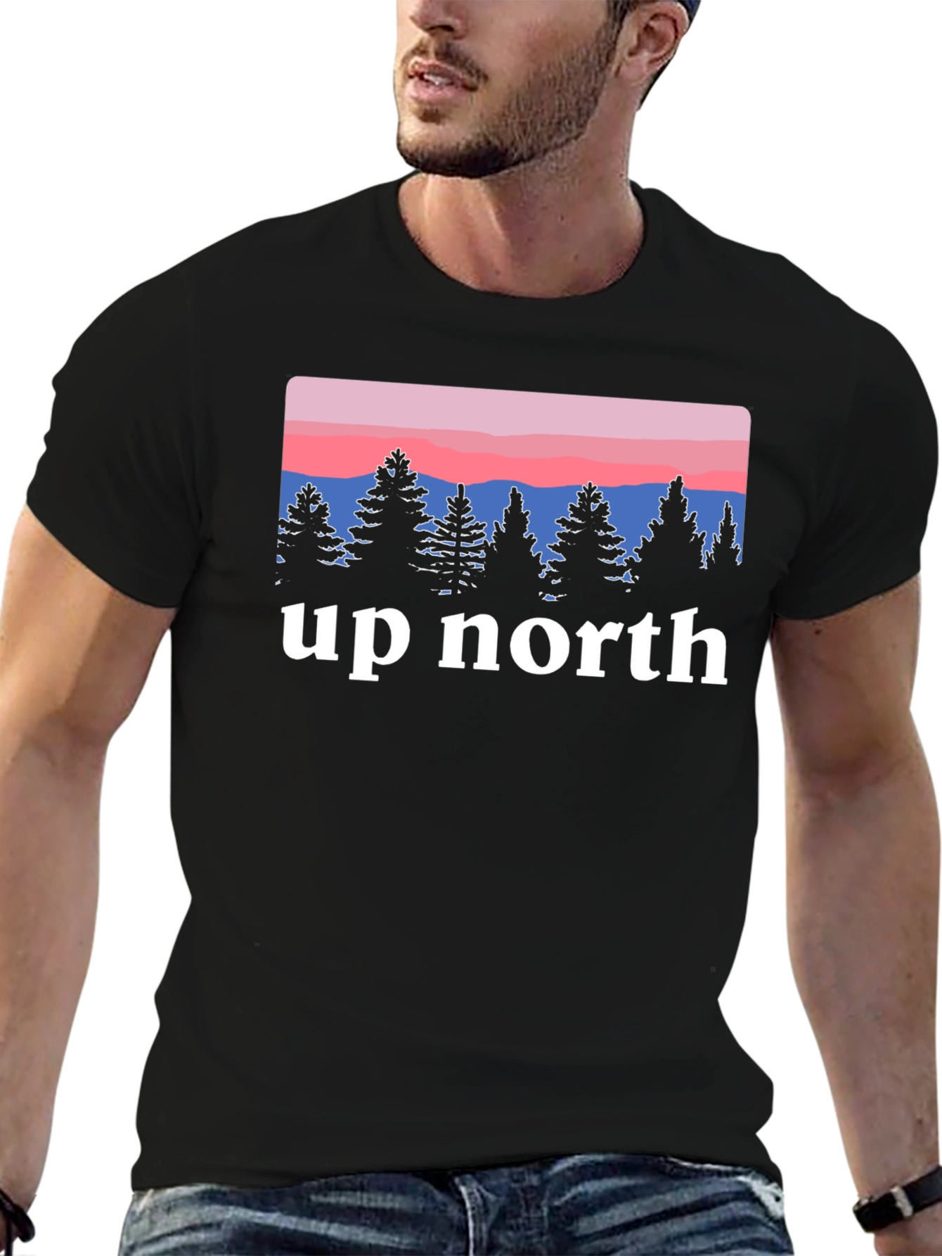 Up North Graphic T-Shirt - Black