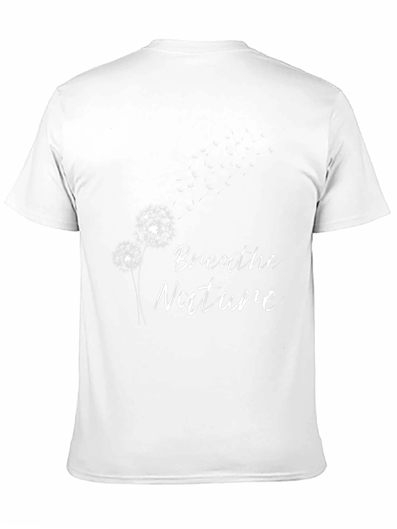 Breathe Nature Graphic Tee - Black Cotton T-Shirt