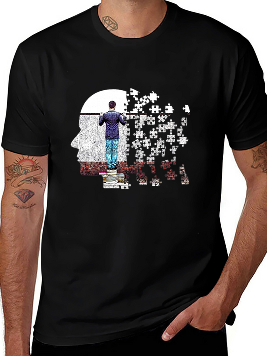 Puzzle Mind T-Shirt: Complete the Thought!