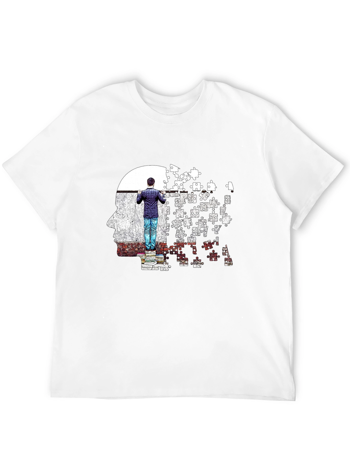 Puzzle Mind T-Shirt: Complete the Thought!