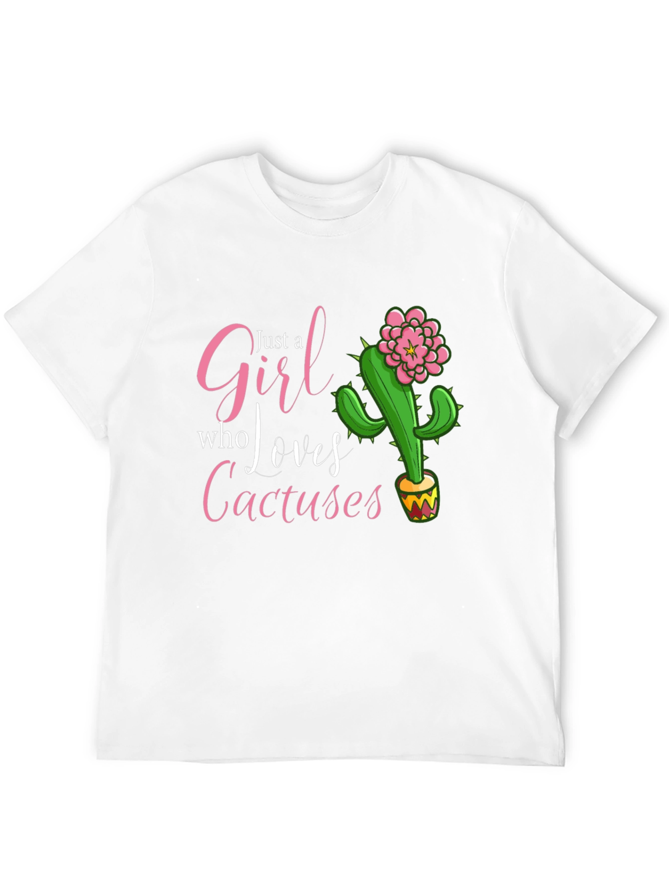 Girl Who Loves Cactuses T-Shirt