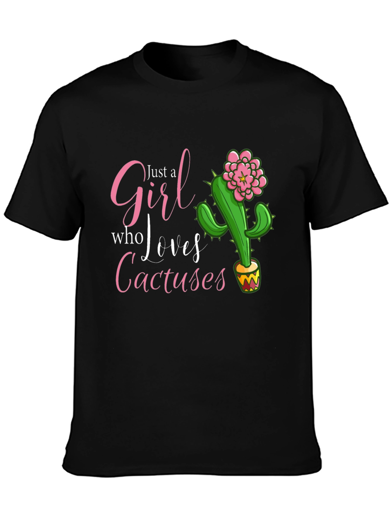 Girl Who Loves Cactuses T-Shirt