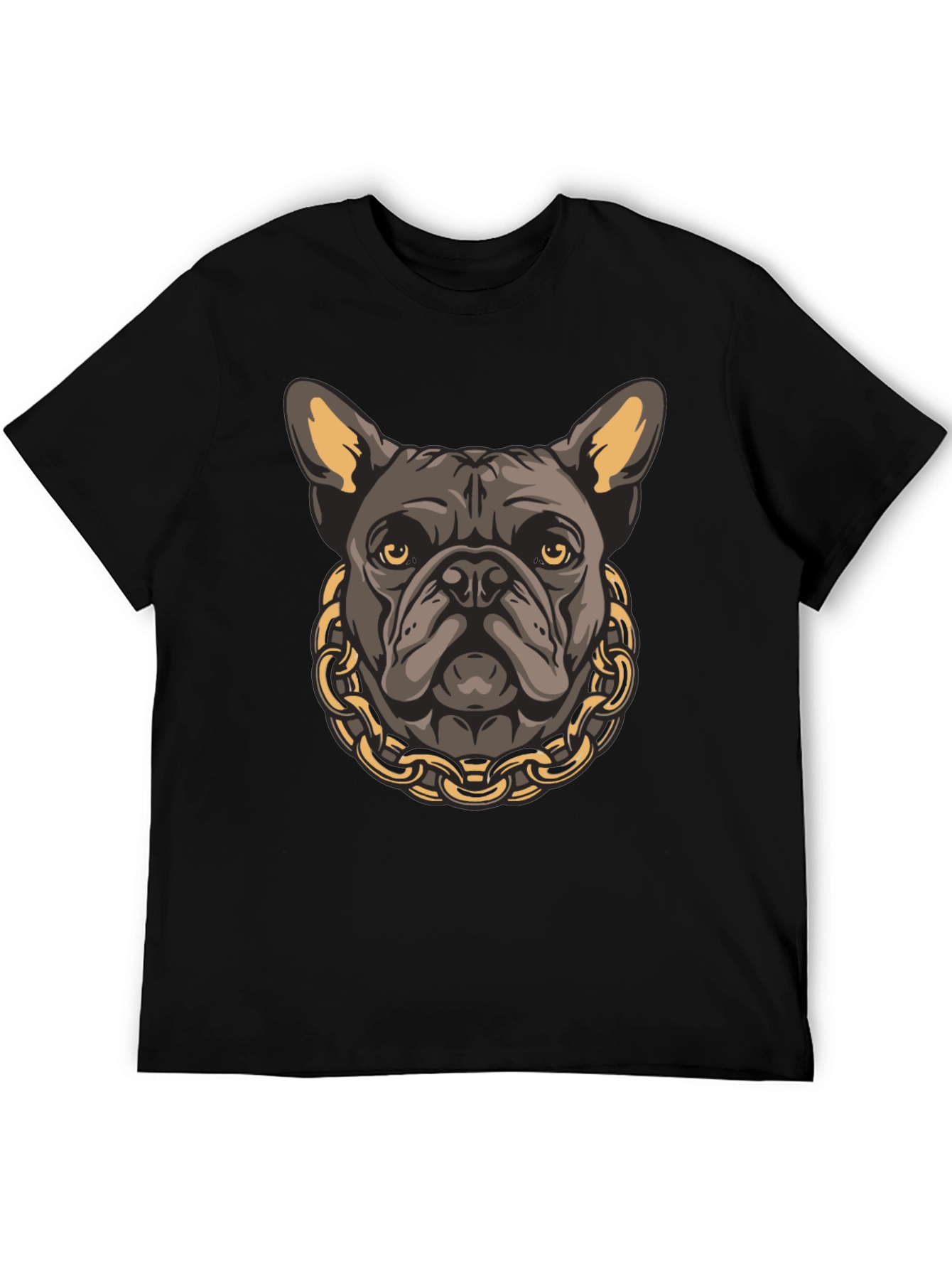 Bulldog Chain Graphic T-Shirt