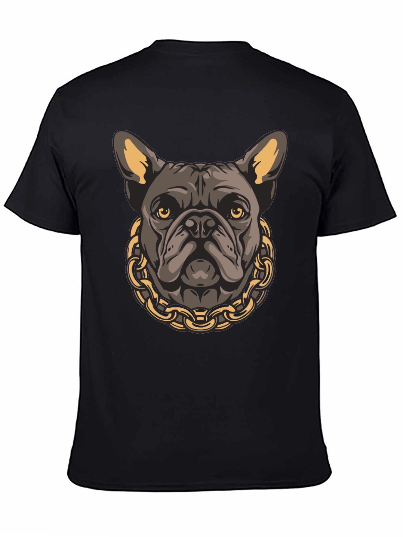 Bulldog Chain Graphic T-Shirt