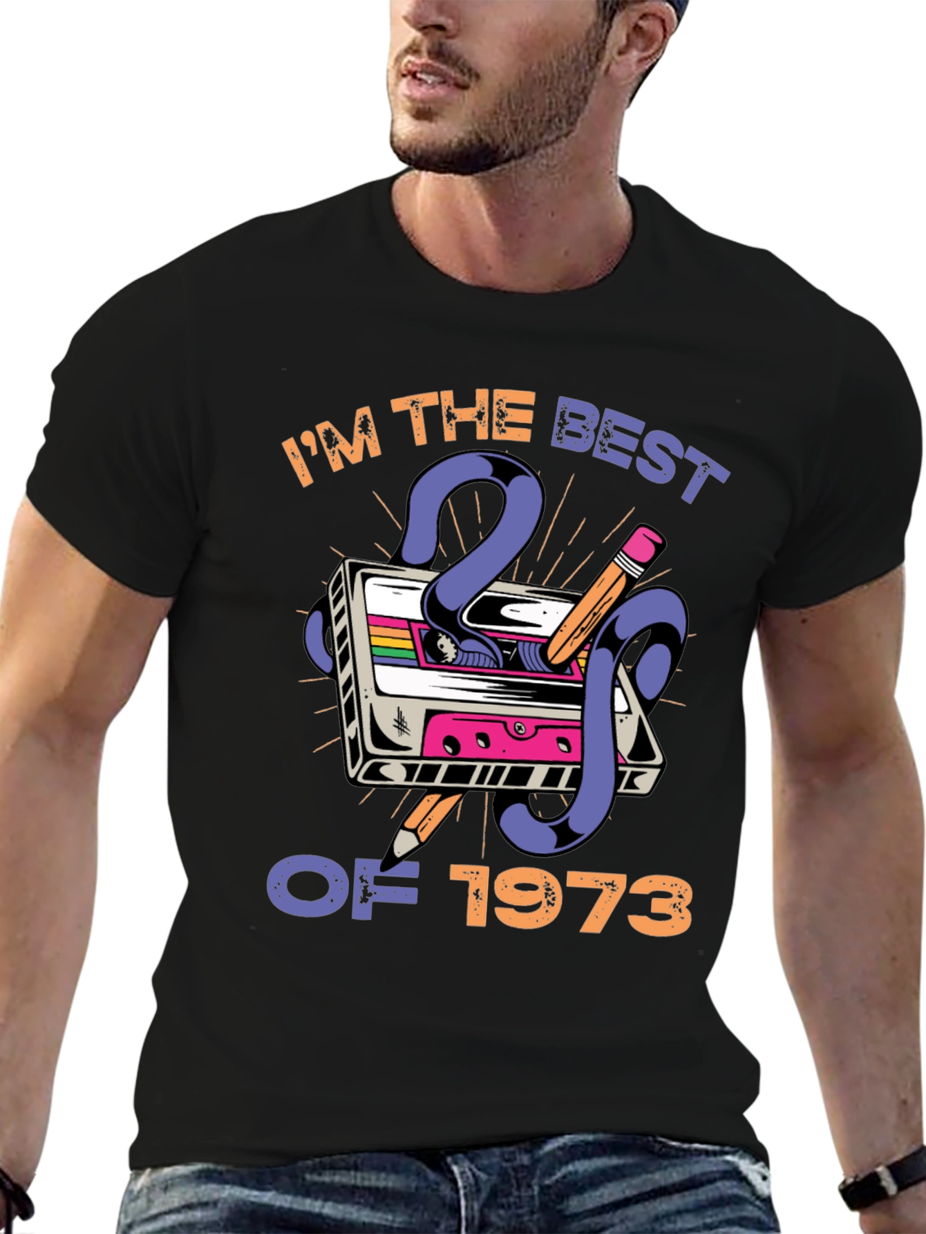 Retro 1973 Cassette Tape Graphic Tee