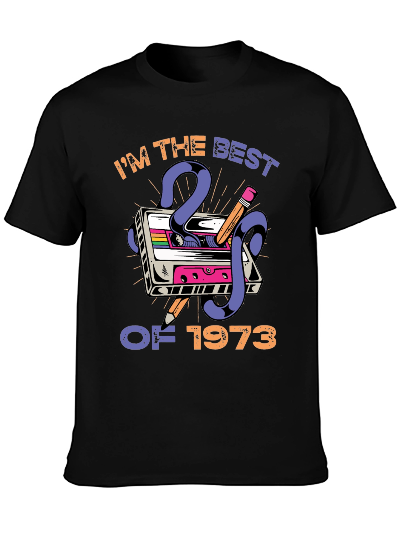 Retro 1973 Cassette Tape Graphic Tee
