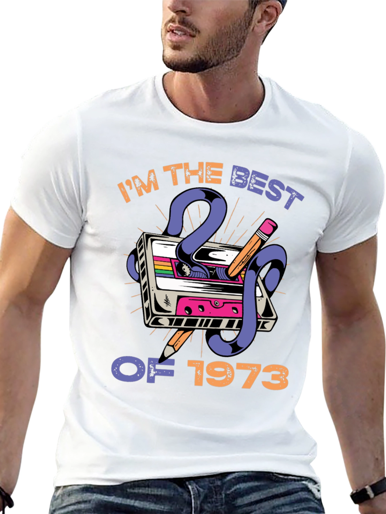 Retro 1973 Cassette Tape Graphic Tee