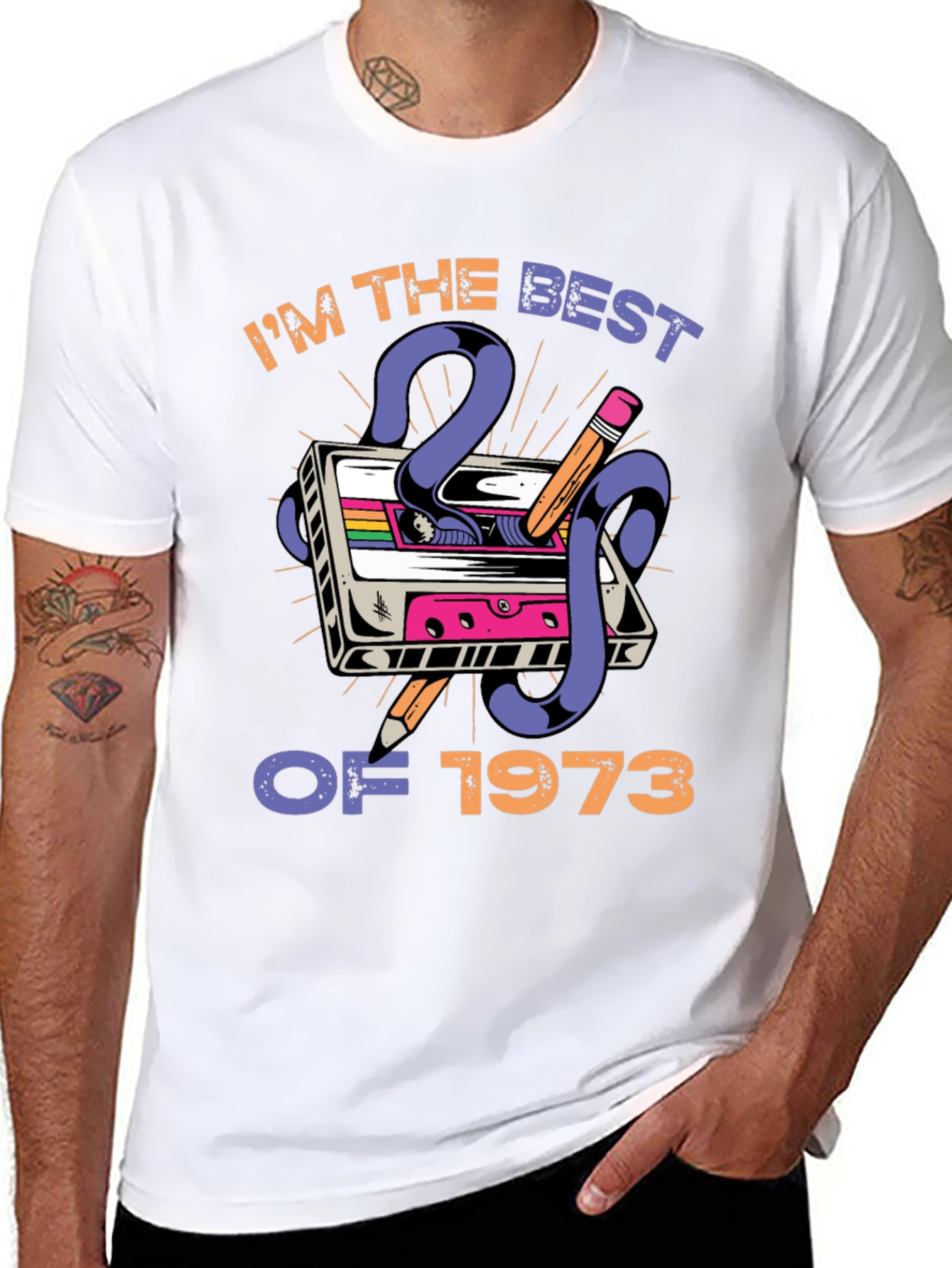 Retro 1973 Cassette Tape Graphic Tee