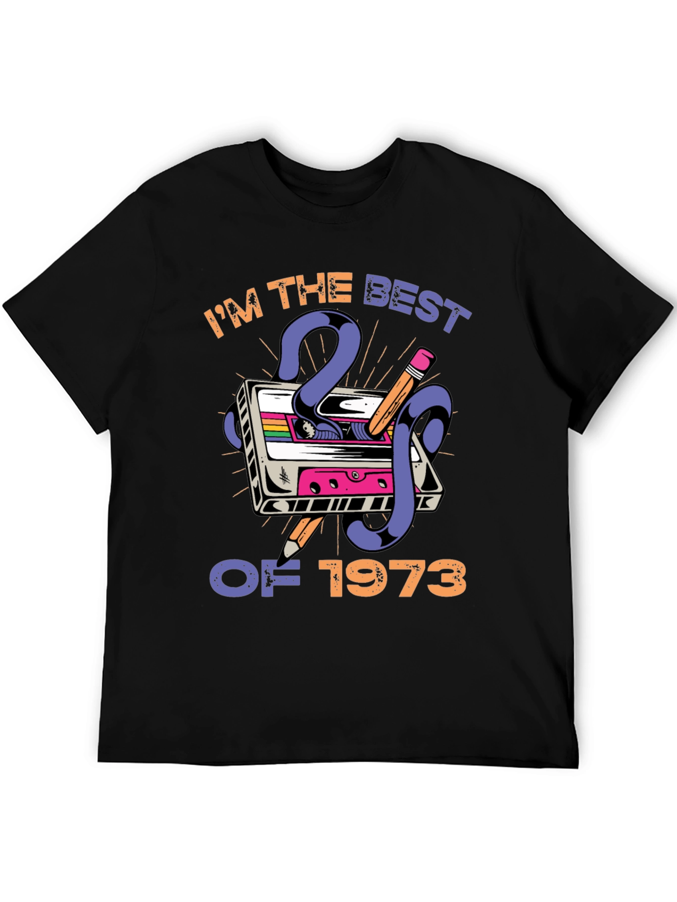 Retro 1973 Cassette Tape Graphic Tee