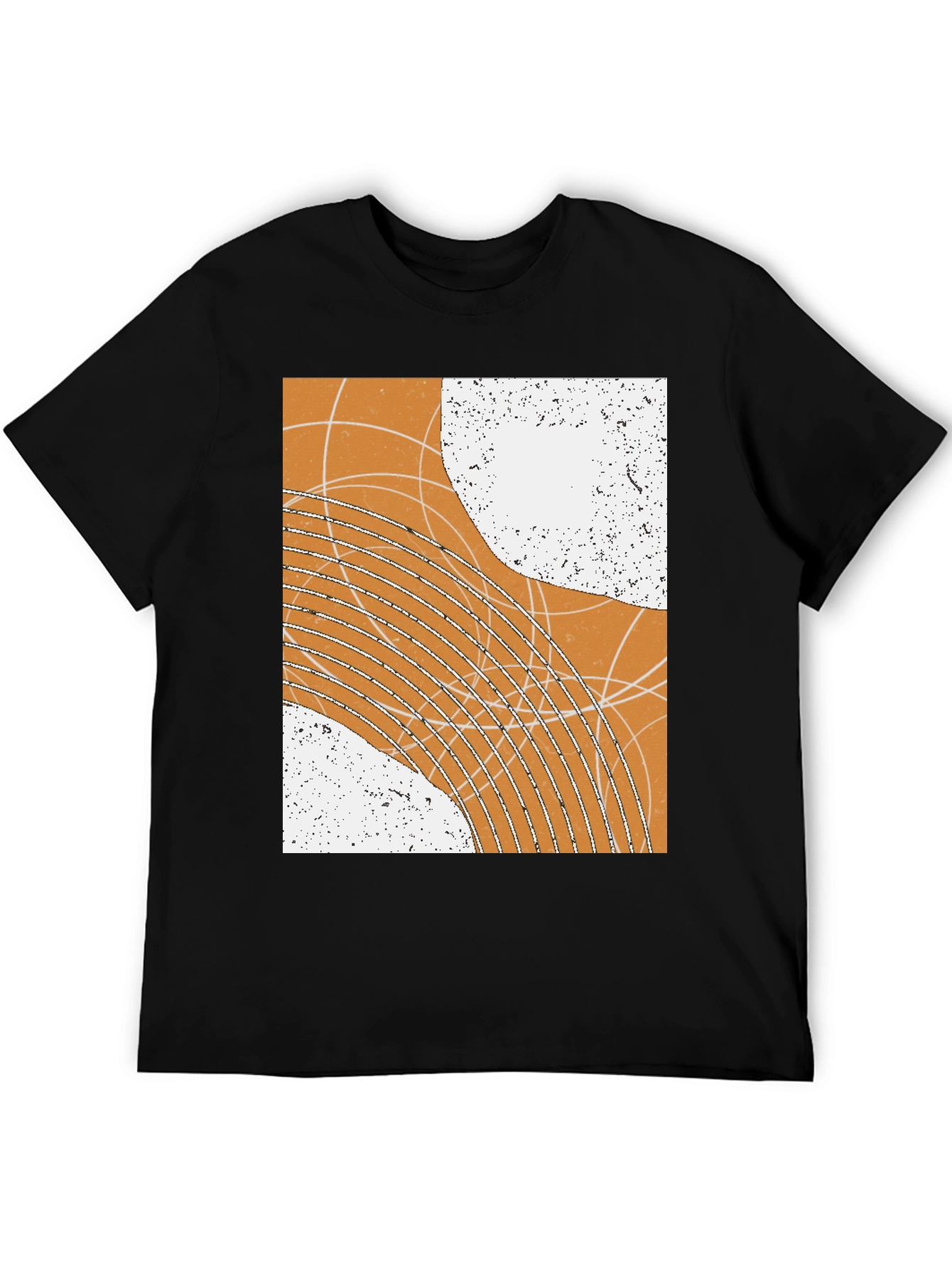 Abstract Geometric Graphic Print Tee