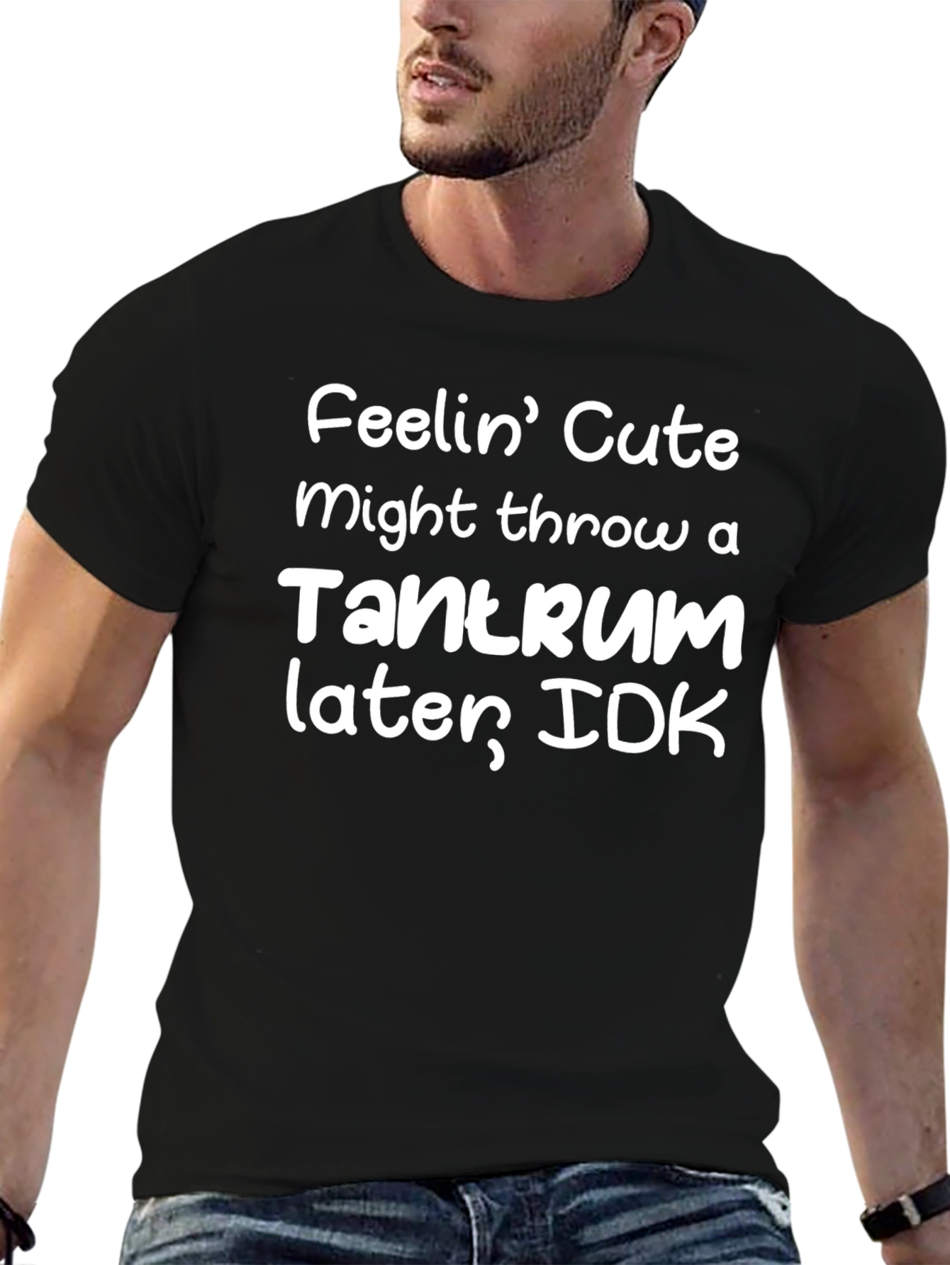 Cute Tantrum Black T-Shirt