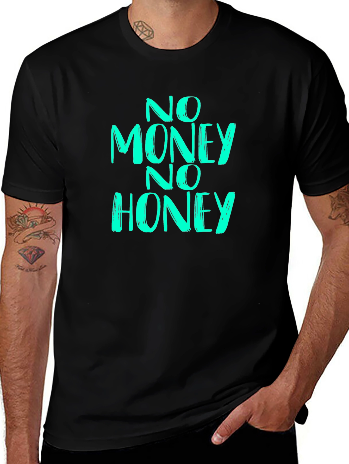 No Money No Honey Graphic T-Shirt