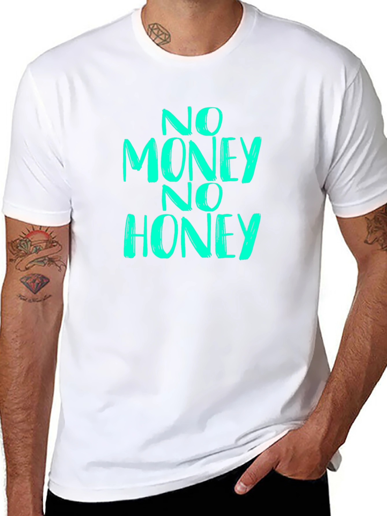 No Money No Honey Graphic T-Shirt