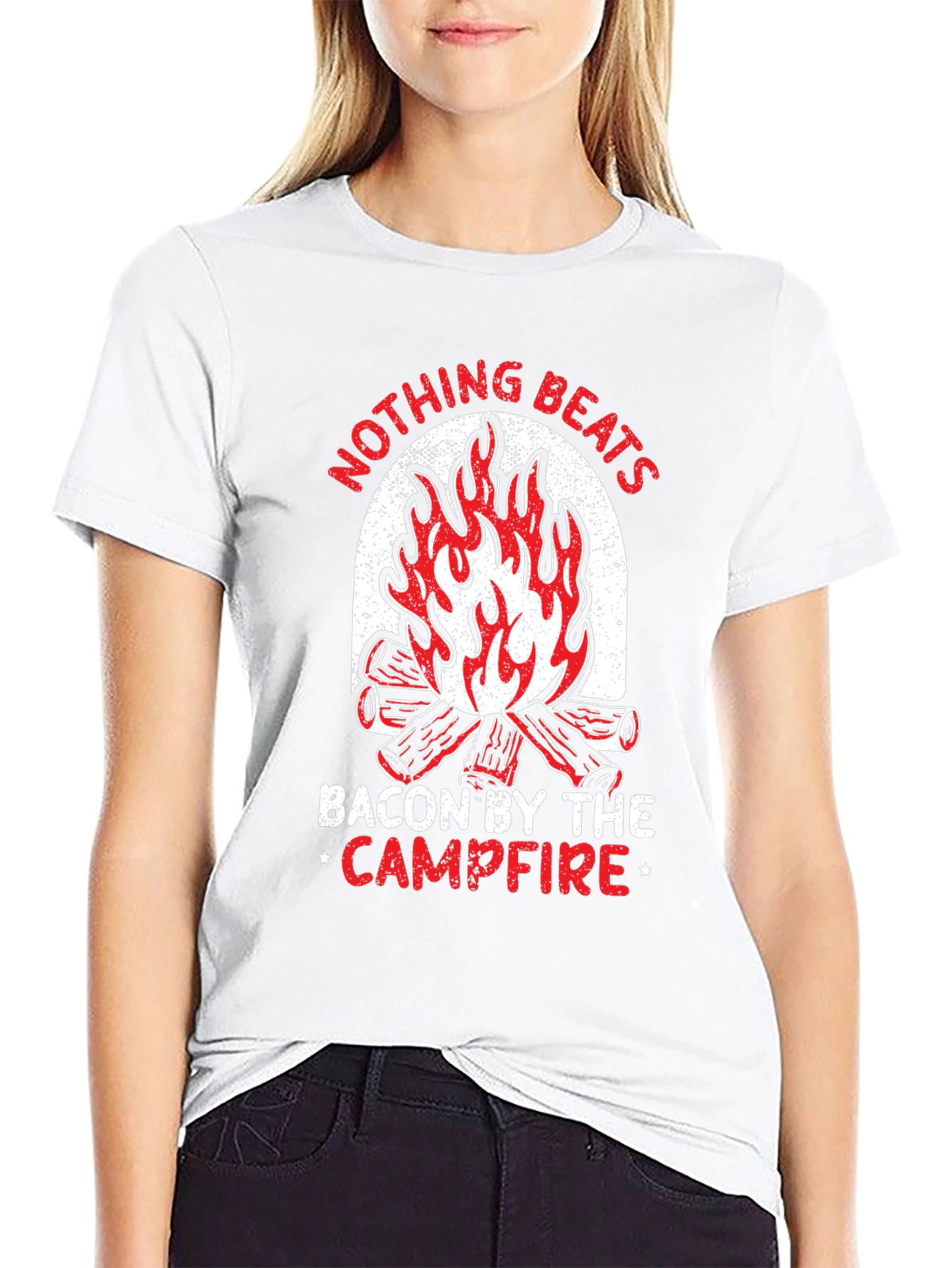 Bacon Campfire T-Shirt - Nothing Beats It!