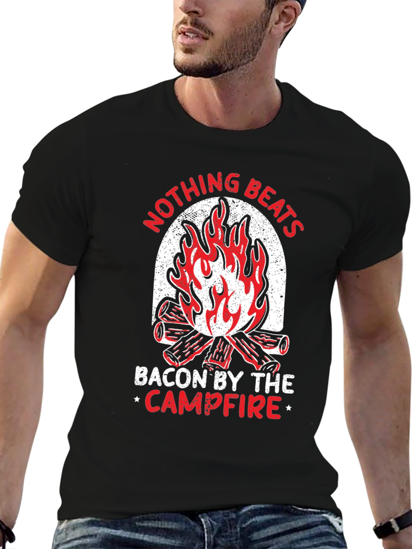 Bacon Campfire T-Shirt - Nothing Beats It!