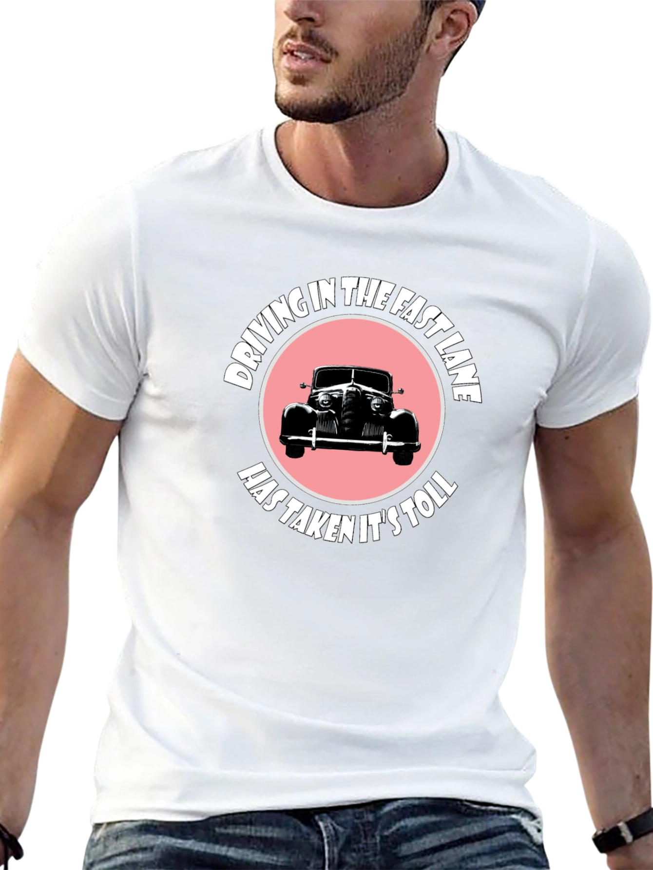Fast Lane Car Graphic T-Shirt