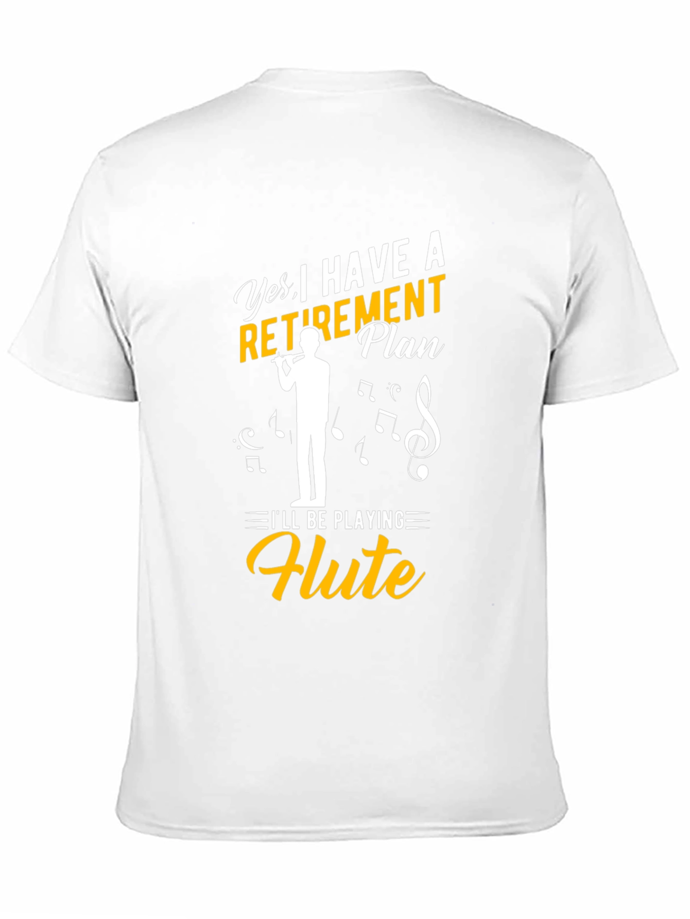 Retirement Plan Flute Player T-Shirt