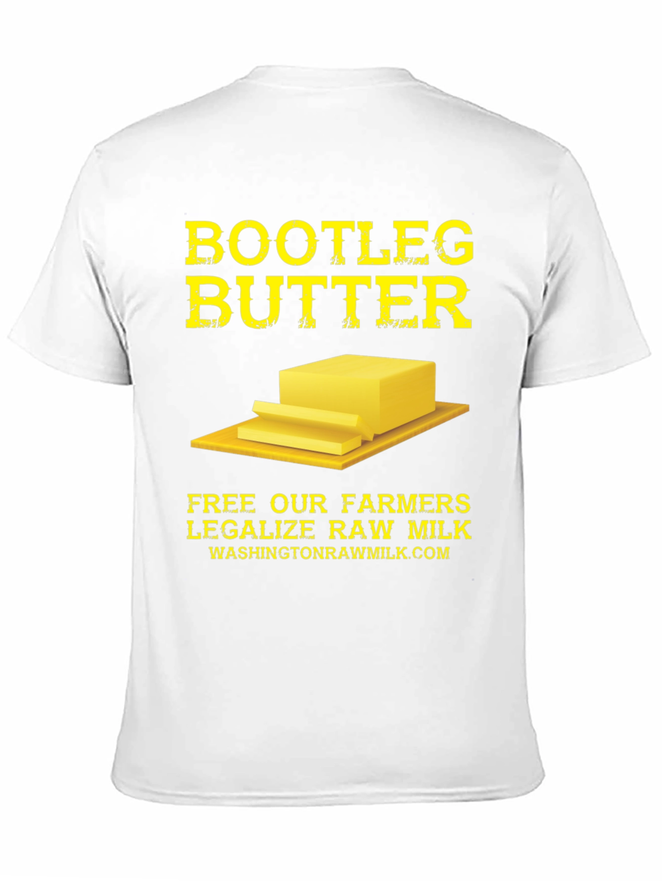 Bootleg Butter Graphic Tee - Legalize Raw Milk T-Shirt