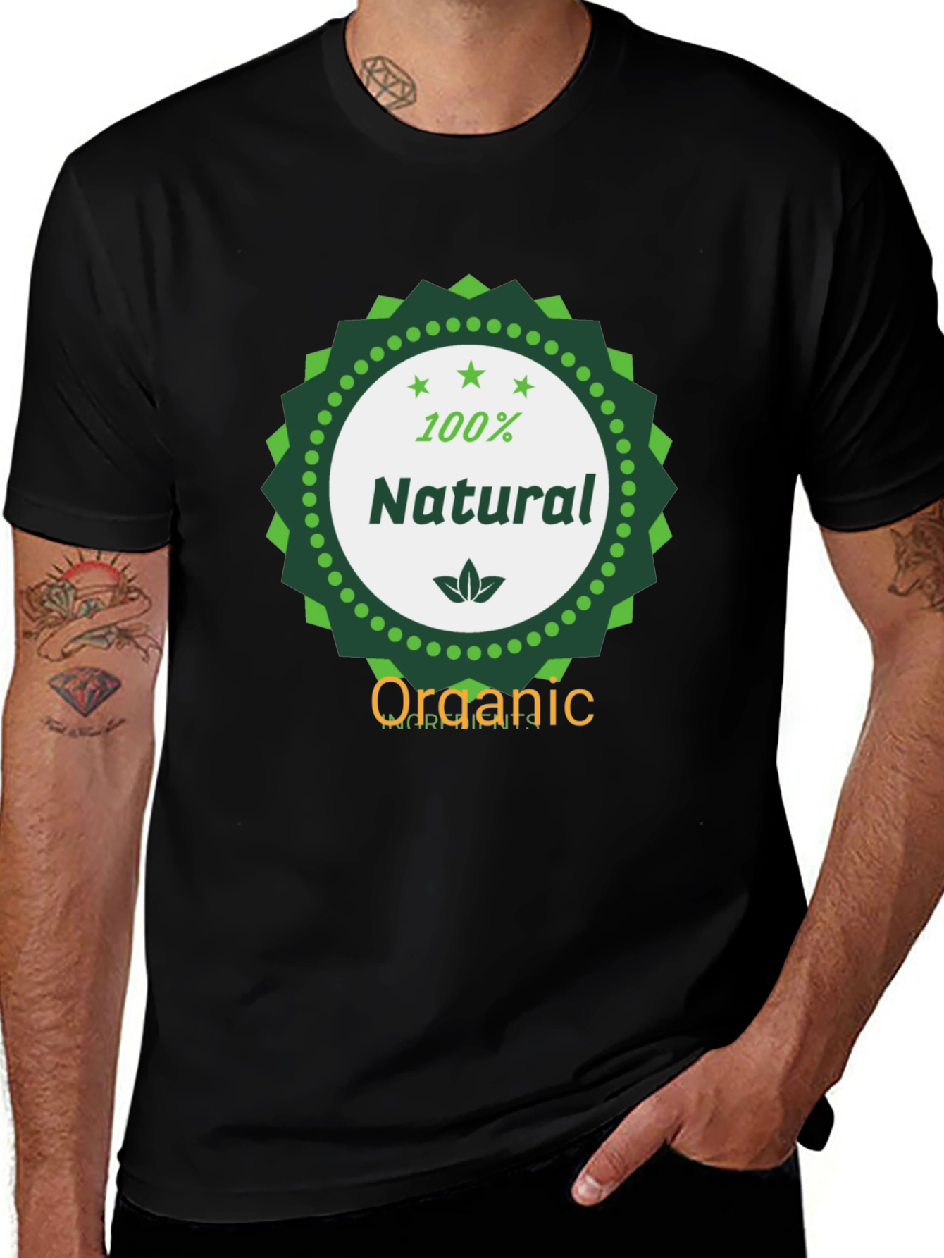 100% Natural Organic Graphic Tee