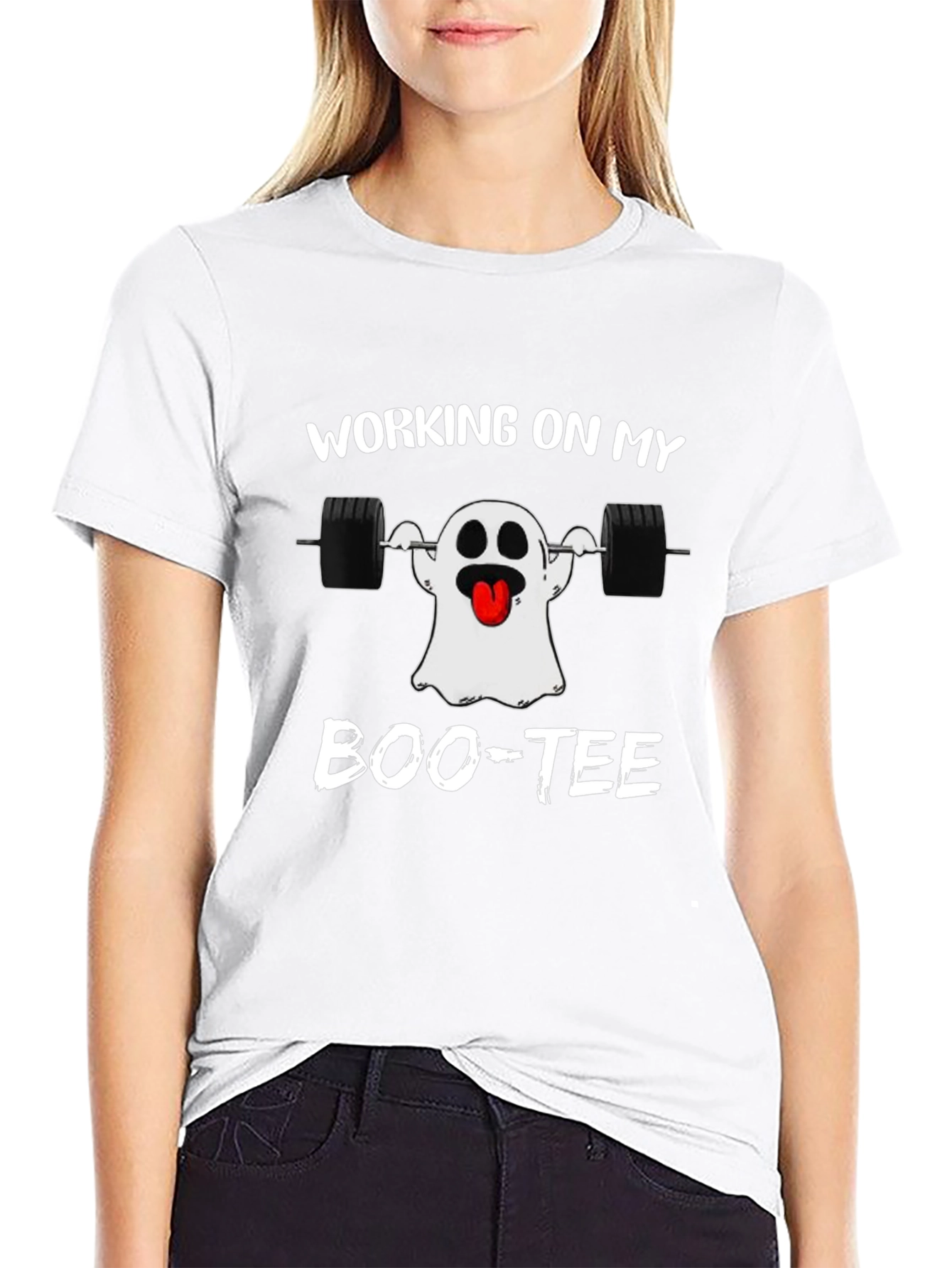 Workout Ghost Boo-tee T-Shirt