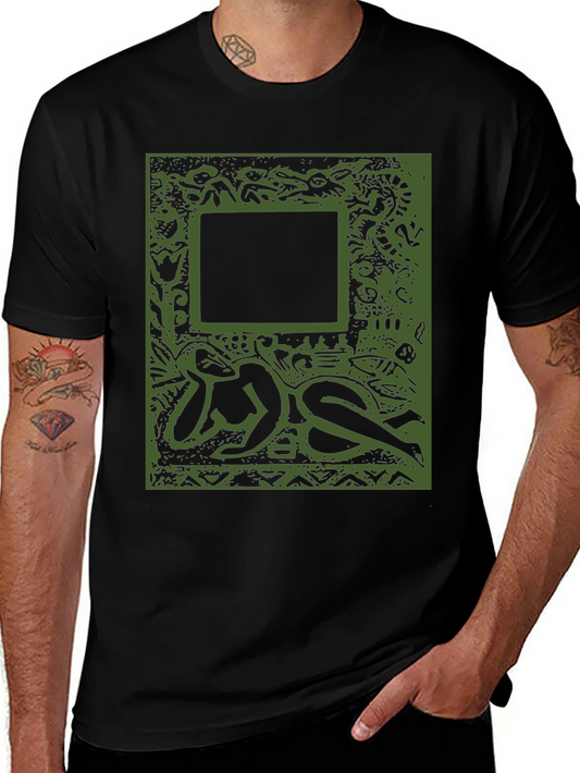 Abstract Art Graphic Tee - Unisex Casual Shirt