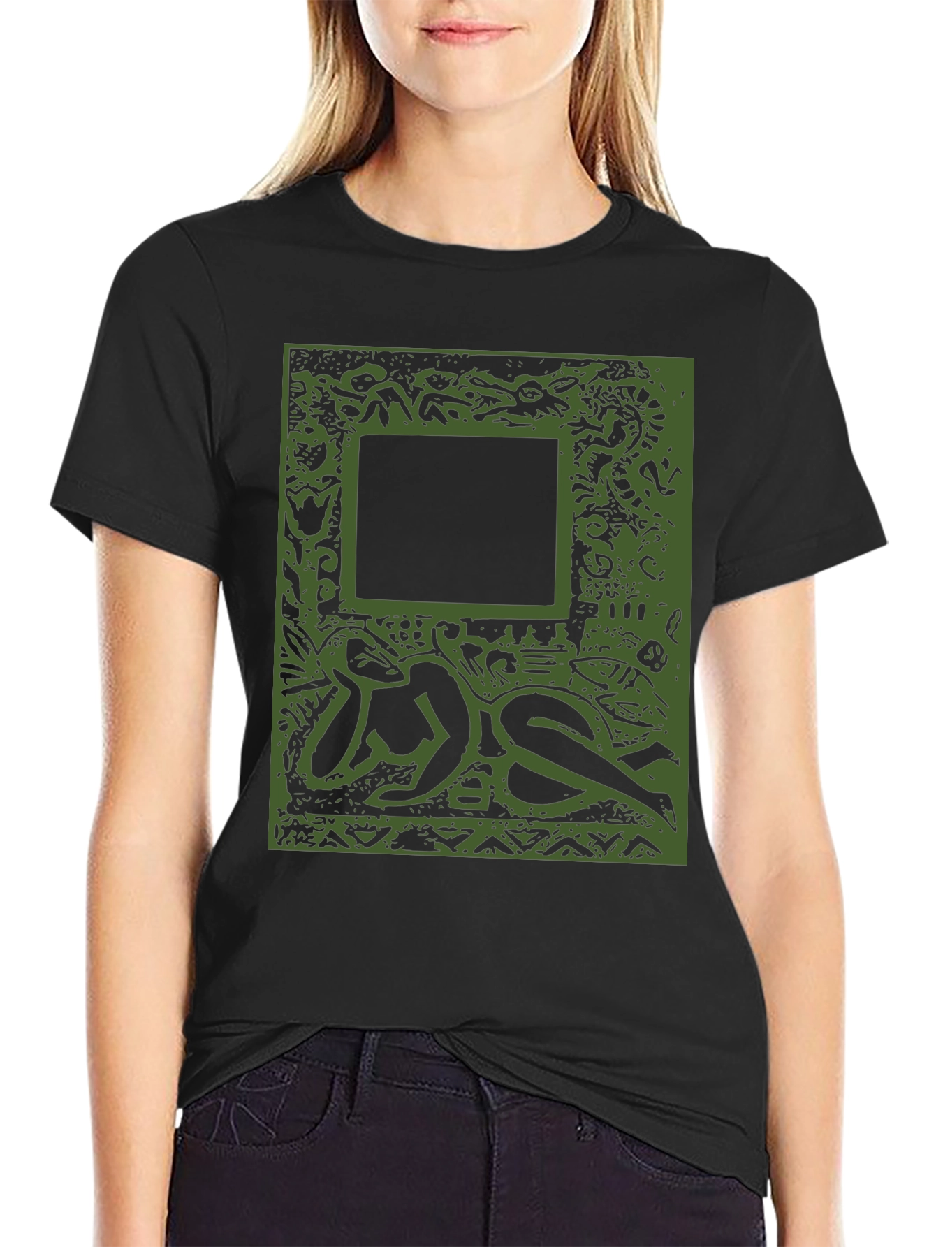 Abstract Art Graphic Tee - Unisex Casual Shirt