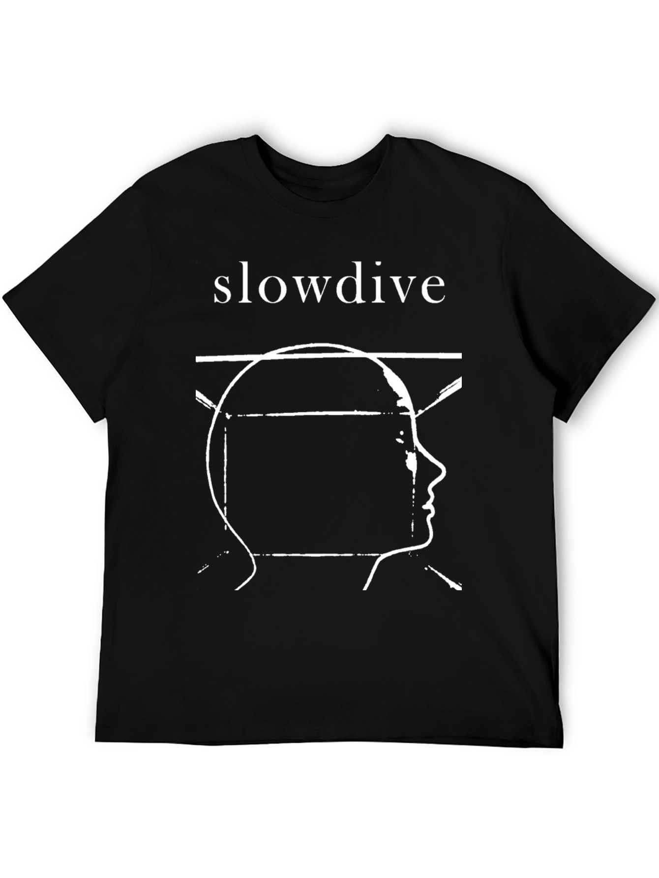 Slowdive Black T-Shirt - Graphic Tee - Band Merch