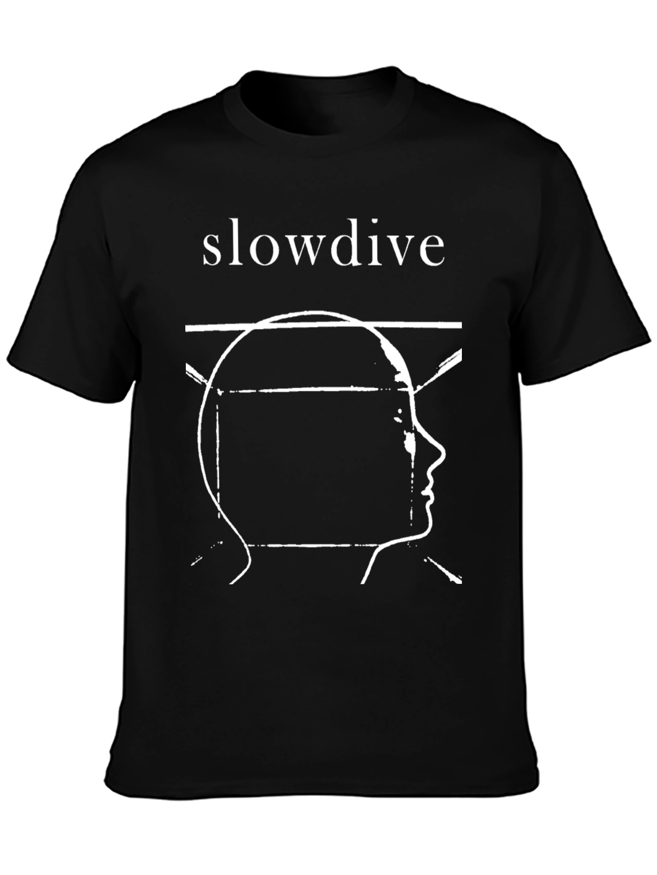Slowdive Black T-Shirt - Graphic Tee - Band Merch
