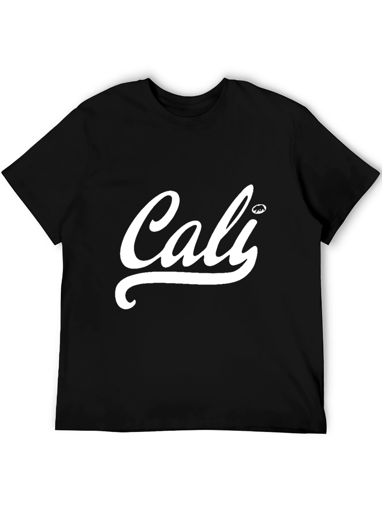 Cali Bear Black Graphic T-Shirt