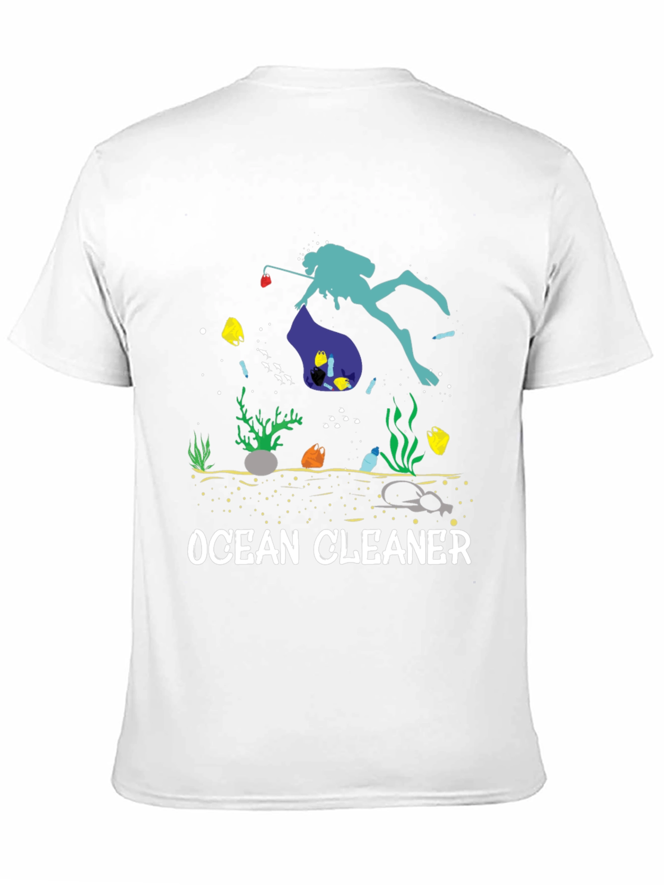 Ocean Cleaner Graphic T-Shirt - Save Our Seas